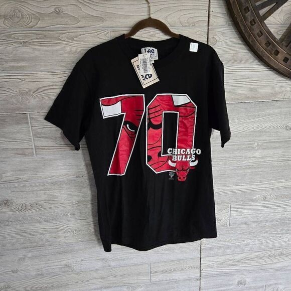 Lee Sport Chicago Bulls 70 Mens Shirt SZ M Vintage 90s Shirt NWT - Picture 1 of 8